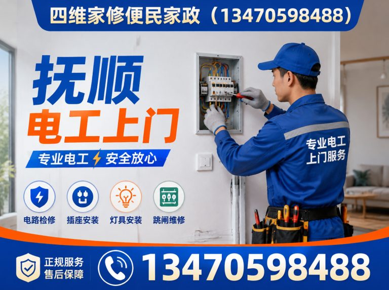 新抚区四维家修便民家政展示图